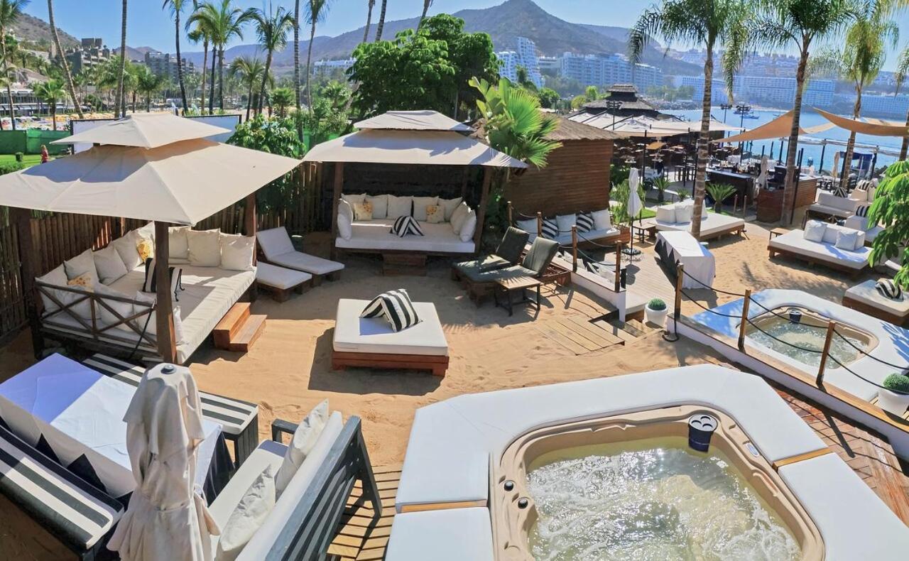 Апартаменты Ocean View Sunset Terrace - Near Anfi Del Mar Los Caideros Экстерьер фото