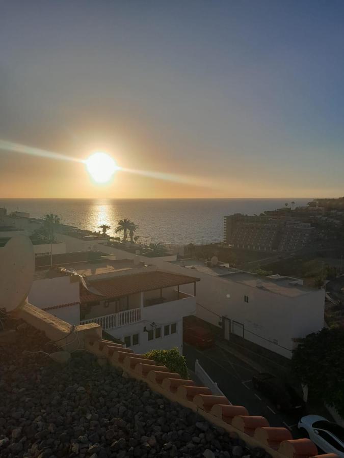 Апартаменты Ocean View Sunset Terrace - Near Anfi Del Mar Los Caideros Экстерьер фото